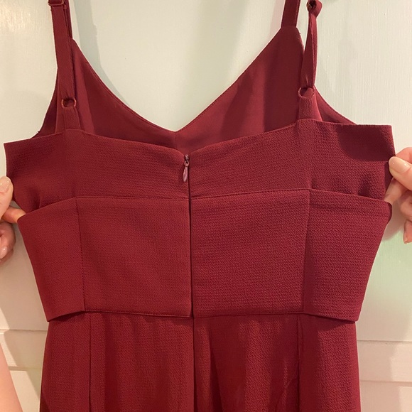 NWT WAYF Plum Corset Jumpsuit - Picture 6 of 9